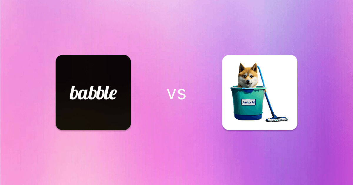 Babble AI vs. Janitor AI: A Comprehensive Comparison