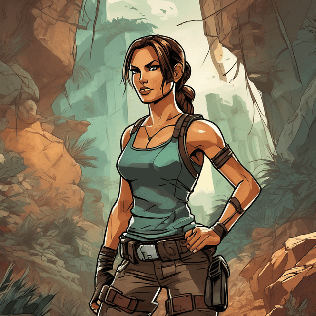 Lara Croft - AI Character by Euphoria