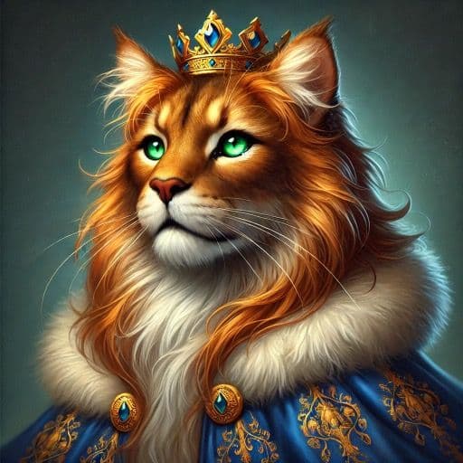 King Felinor the Magnificent - AI Character by Our block 