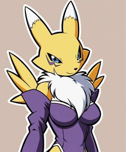 Renamon - AI Character by James Briggs