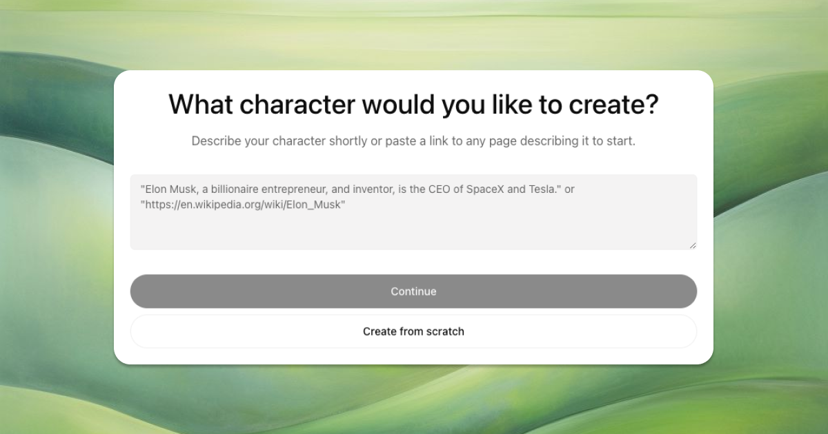 AI Character Generator